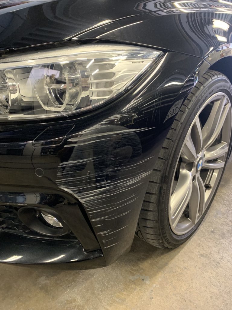 BMW 4シリーズ F33 キズへこみ 板金塗装修理